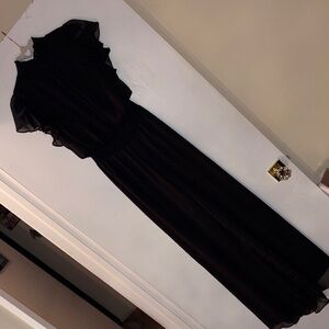 Chic Black Long Sleeve Jumpsuit